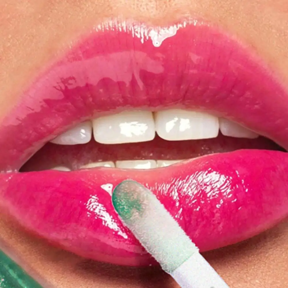 

Natural Green Lip Gloss Tubes Color Changing Liquid Lasting Moisturizer Tint Nourishing Care Lip Lip Lipstick Long Lip H2P8