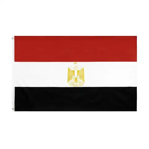 Египетский флаг 90*150 см, этнический полиэстеровый флаг, Египетский флаг