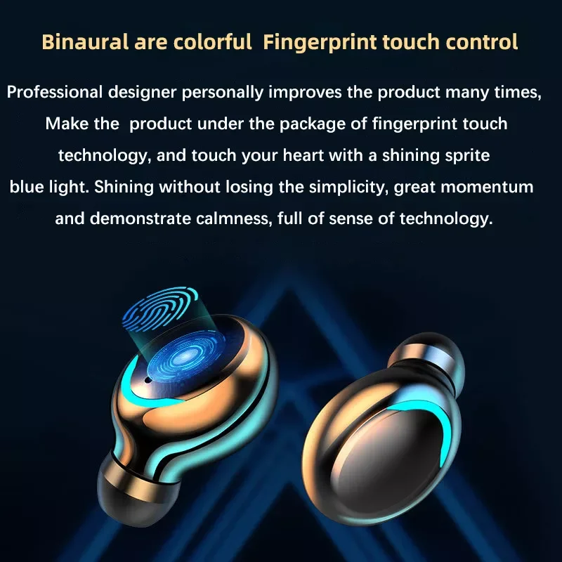 Оригинальные технические наушники Bluetooth TWS сенсорная гарнитура со сканером