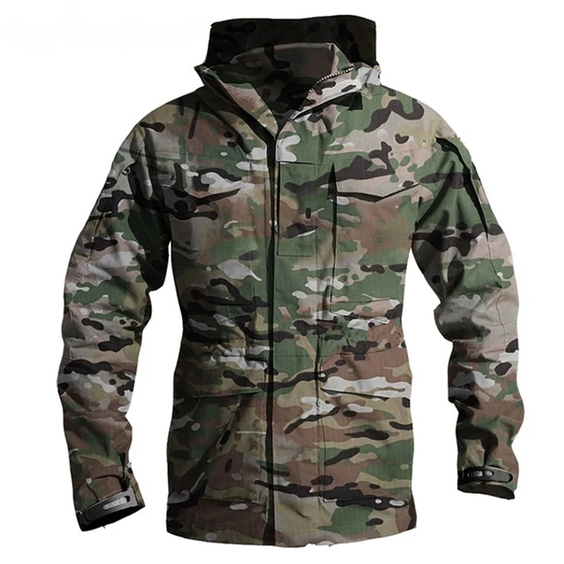 

M65 UK US Jackets Mens Outdoor Hiking Camping Waterproof Jacke Hoodie Sports Clothes Autumn Winter Military Flight Pilot Coats