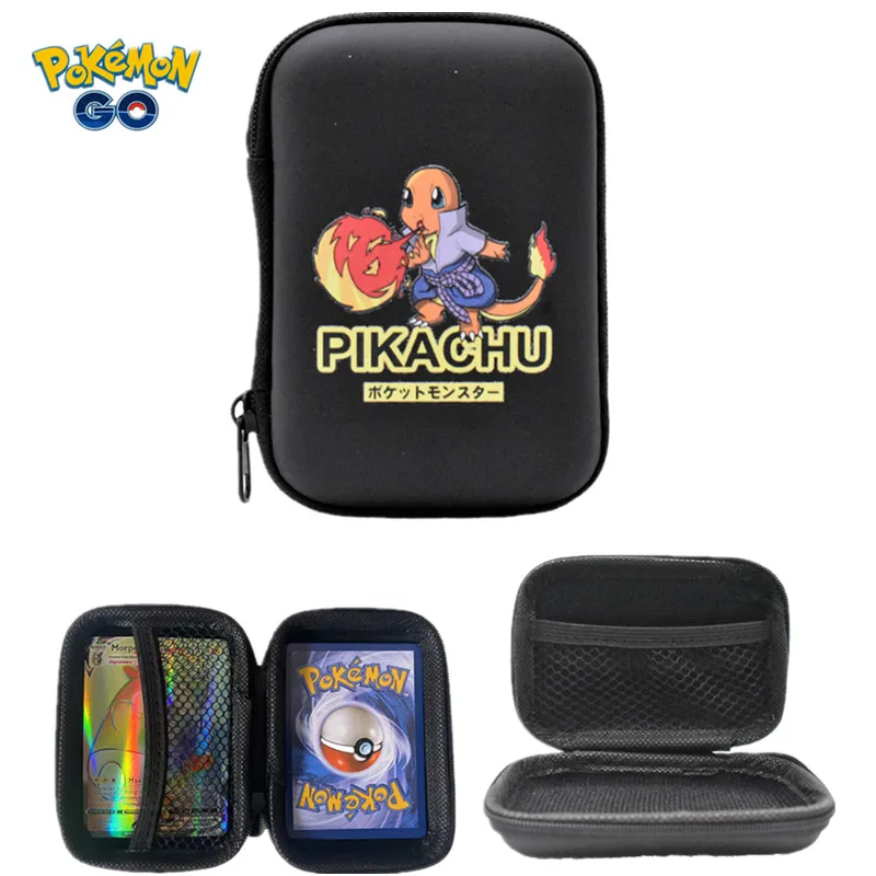 

Pokemon Cards Covers Pouch Pikachu Album Book 60 Capacity Card Holder Album Hard Case Book Holder Game Card Earphone Box Gx MEGA