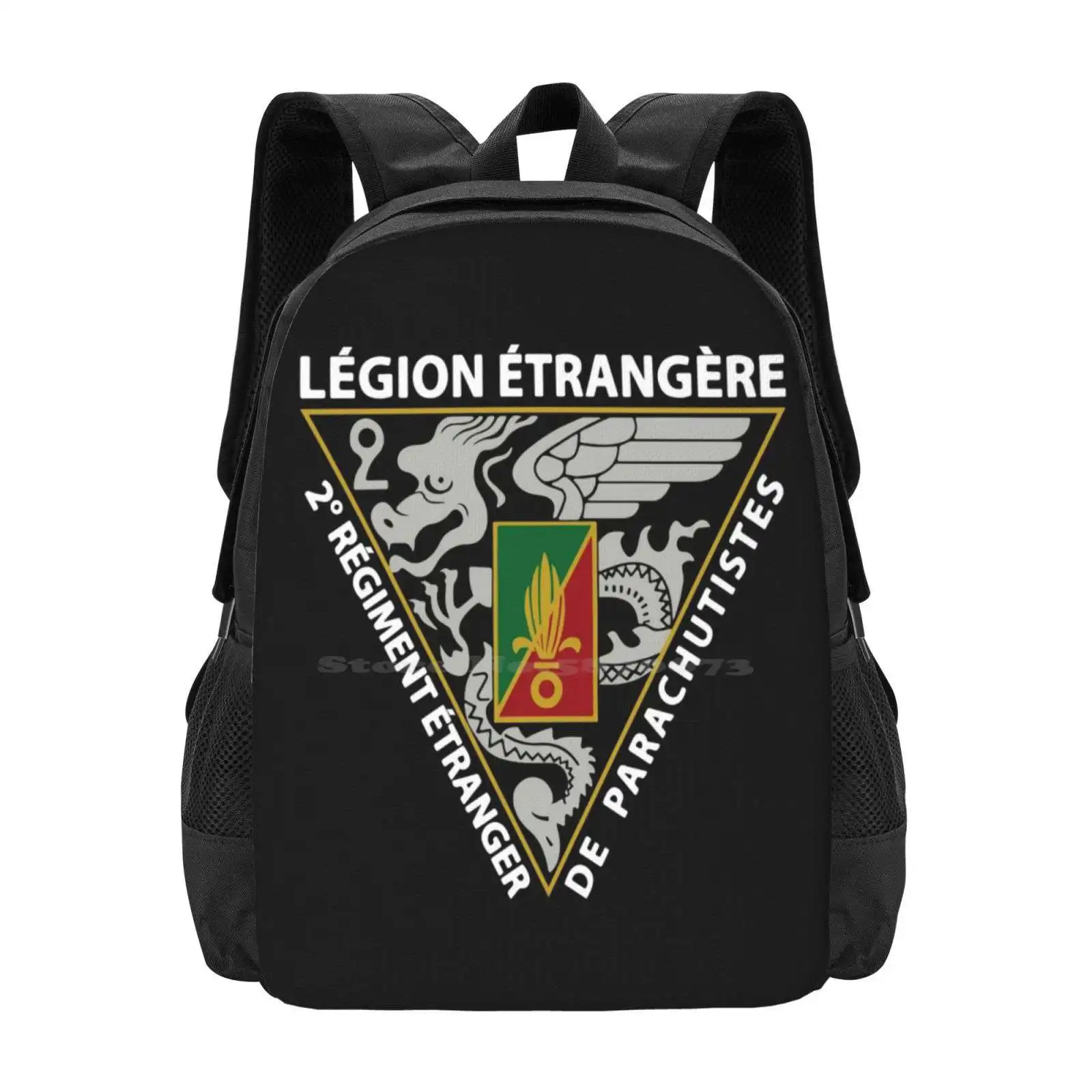 2Nd Foreign Parachute Regiment Hot Sale Backpack Fashion Bags 2 Rep Foreign Legion French Army 2Nd Foreign Parachute Regiment