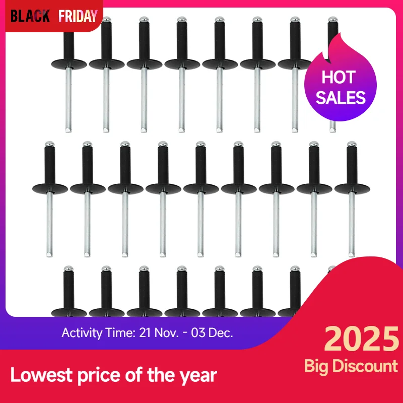 

25 шт., 3/16 стальные Популярные Заклепки для фотографий, GTX 4-TEC Wake 155 215 / GTX Wake Body OEM, замена 293150108 для SKI DOO