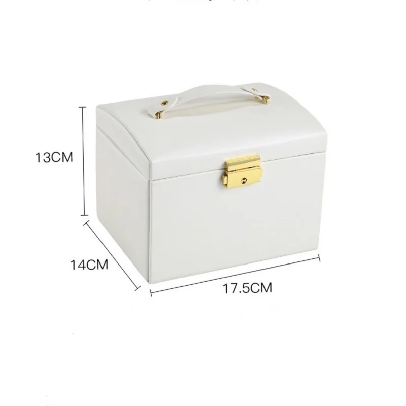 New 3 Layers Jewelry Organizer Box Large Capacity Display Holder Earring Ring Bracelet Storage Case for Women Gift