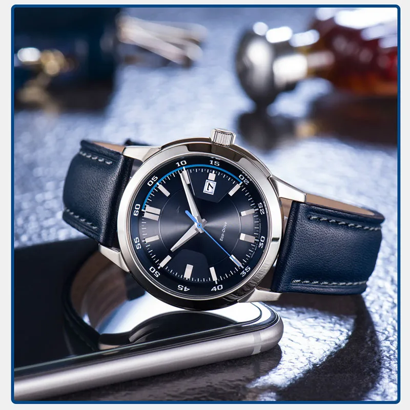 Ремешок для часов темно-синего цвета из натуральной кожи для часов Omega IWC rossini 14, 16, 18, 19, 20, 22 мм, ремешки из коровьей кожи, подходят для любых часов (art.: 3920cbcda138e) - 3920cbcda138e