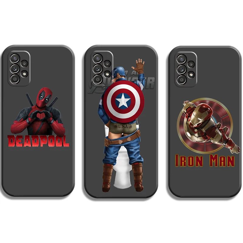 

Marvel Avengers Phone Cases For Samsung Galaxy A51 4G A51 5G A71 4G A71 5G A52 4G A52 5G A72 4G A72 5G Back Cover Soft TPU
