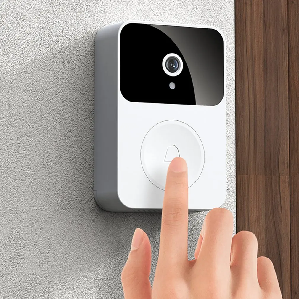 

Wireless Doorbell Smart Life App Setting Smart Door Bell High Definition Camera Night View Intercom Voice Change Doorbell