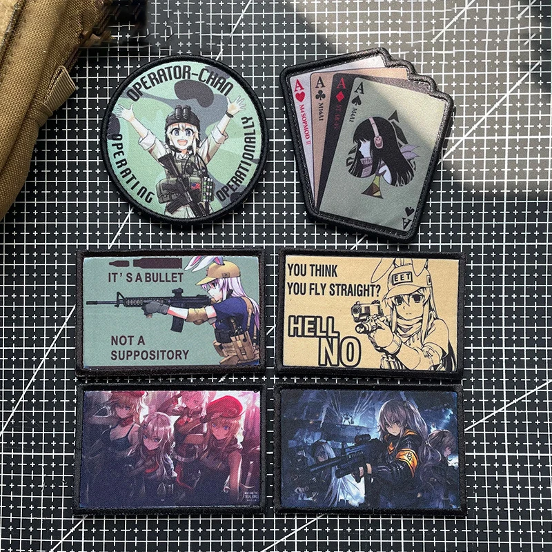 

Нашивка с вышивкой на линию спереди для девушек, нарукавная повязка для девушек, тактические блестящие нашивки для одежды