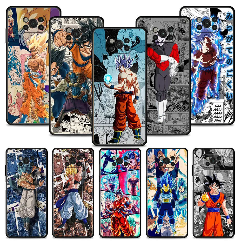 

Phone Case for Xiaomi POCO X3 NFC M3 M4 Pro F1 MI 11T 11 10T Lite 10T Pro 9T Note 10lite 5G Silicon Cover Dragon Ball Kid Goku