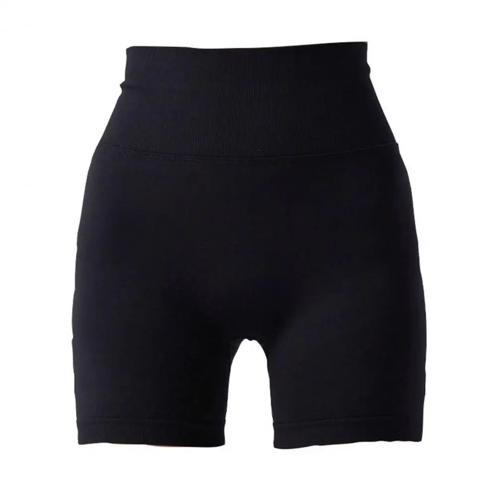 

Chic Stretchy Quick Dry Women Gym Shorts Sports Yoga Shorts Solid Color Butt-lifted