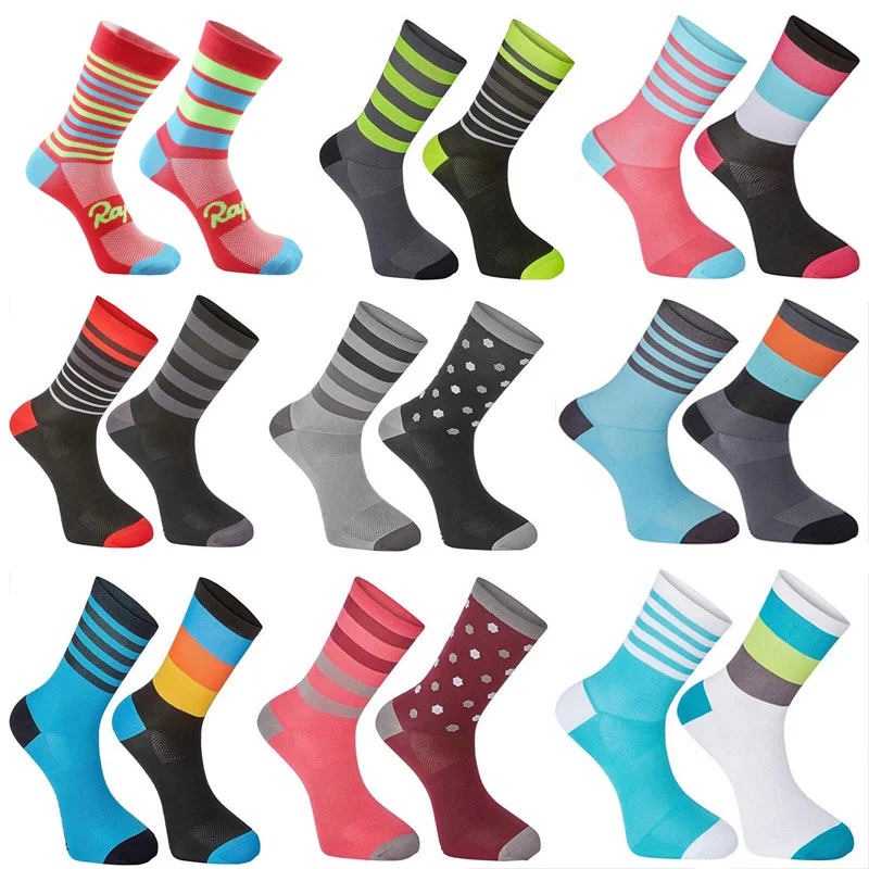 

2022 New Cycling Socks Top Quality Professional Brand Sport Socks Breathable Bicycle Sock Outdoor Racing Big Size 6 colors s14