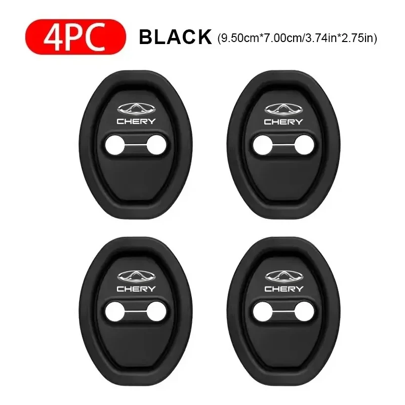 

Стайлинг автомобиля 3D силиконовая крышка дверного замка защитное украшение для Chery Tiggo 2 3 4 5 6 7 8 3X 5X Pro T11 Arrizo 6 3 Eastar