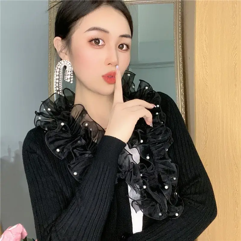 Женский вязаный кардиган с ушками топ V-образным вырезом новый свитер осень и