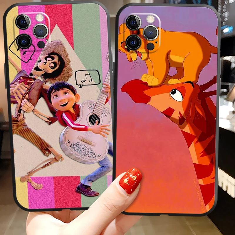 

2022 Disney Cartoon Phone Cases For iPhone 11 12 Pro MAX 6S 7 8 Plus XS MAX 12 13 Mini X XR SE 2020 Carcasa Soft TPU Back Cover