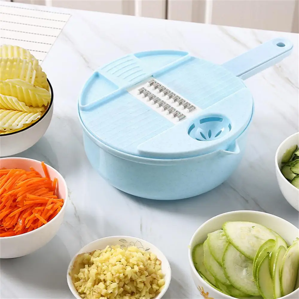 

430 Stainless Iron Vegetable Cutter Practical Manual Vegetable Chopper 1 Set Food Chopper Kitchen Accessories Multifunctional