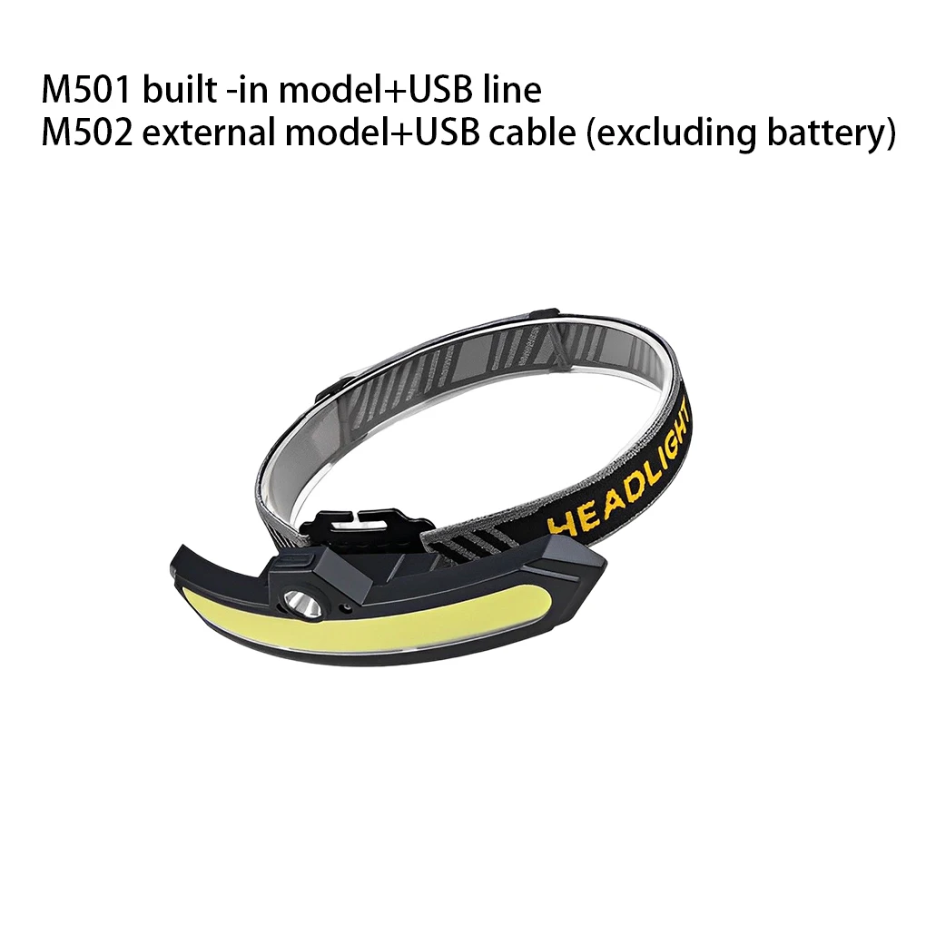 

Headlamp USB Rechargeable Waterproof 6 Modes Adjustable Outdoor Night Fishing Cycling Riding Camping Head Light Lamp