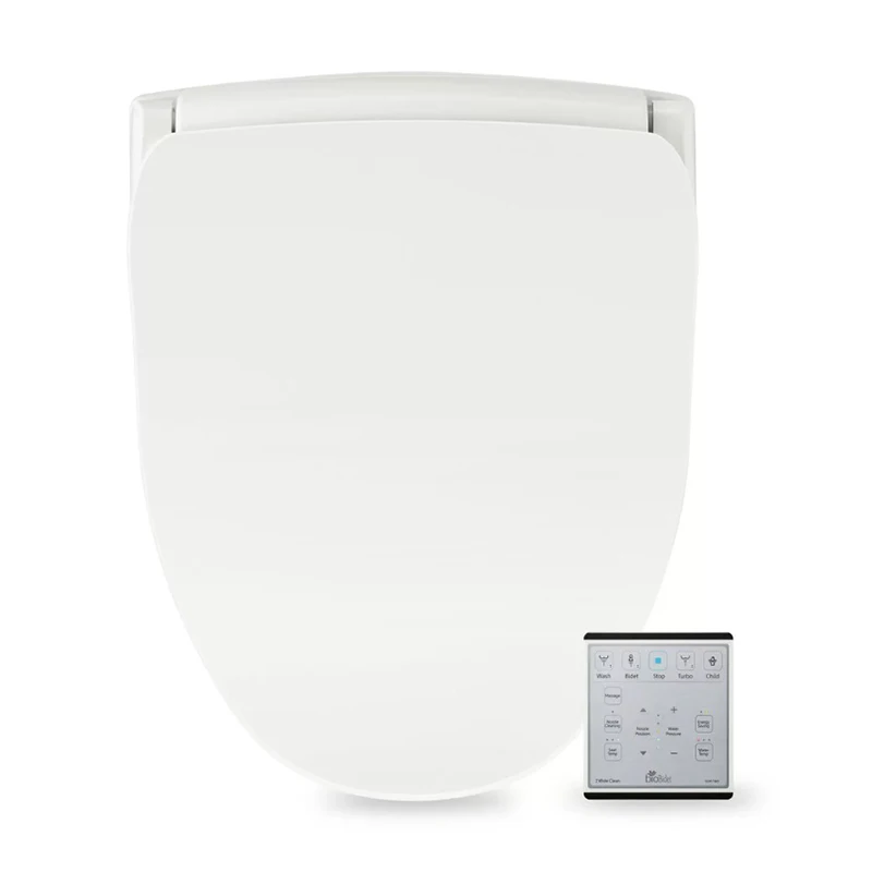 Bio Bidet Slim TWO Bidet Smart Toilet Seat- Round White