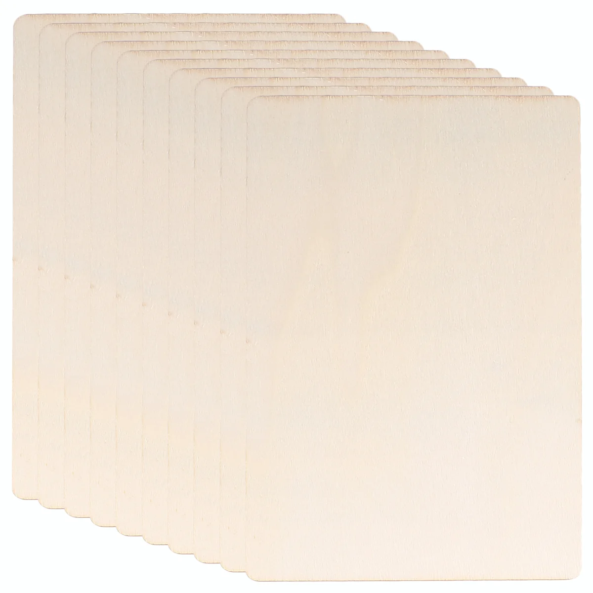 

50pcs Wooden Slices Graffiti Hand Painting Cutting DIY Painting Smooth Wooden Slices for Children Kids