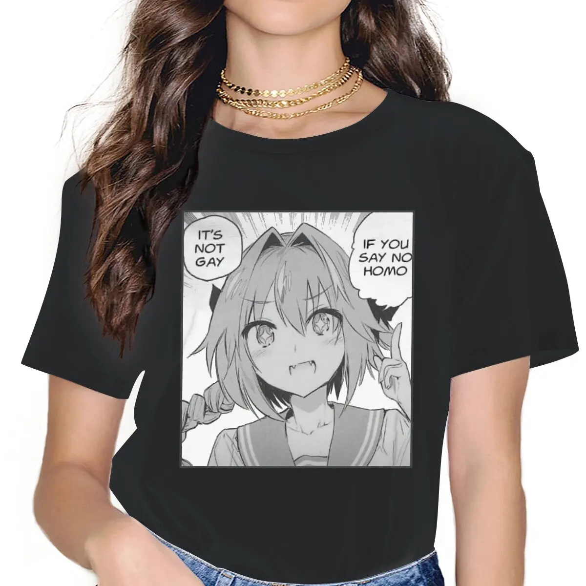 

Женская футболка-Ловушка с коротким рукавом, круглым вырезом и круглым вырезом