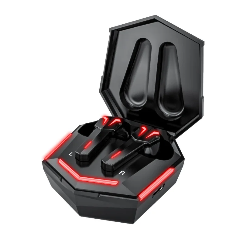 

NewTWSWirelessBluetooth 5.0 Headset Low Delay Stereo Sound Quality Intelligent Noise Reduction Ultra Long Life Wireless Earplugs