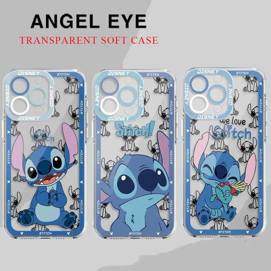 Disney Stitch Phone Case for Motolora G73 G22 G72 G71 G32 G52 2022 Edge 40 5G Bumper Soft Cover