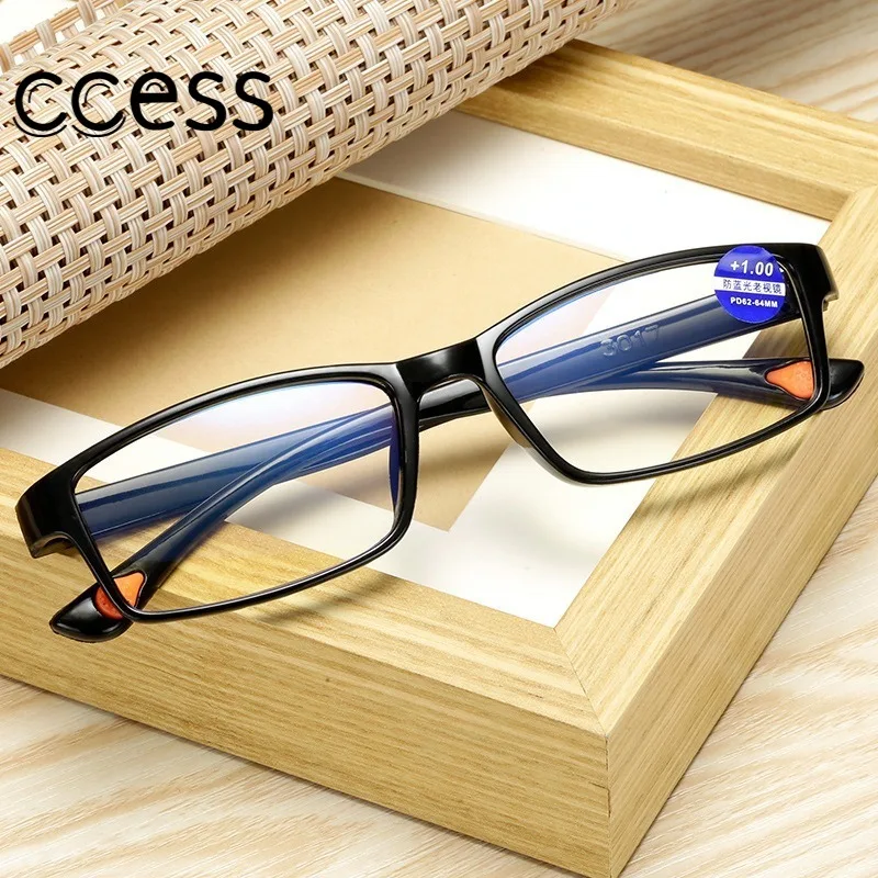 

Ultralight Anti Blue-Ray Reading Glasses Anti Blue Light Presbyopic Glasses TR90 Hyperopia Eyewear Readers +1.0 1.5 2.0 2.5 3.5
