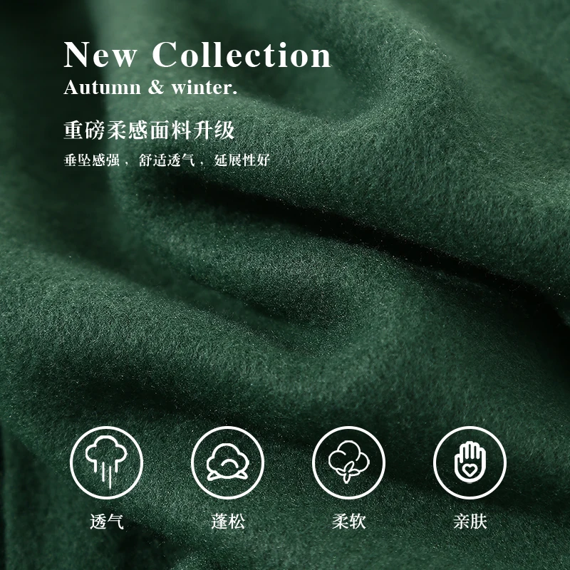 Very Handsome and Slish! 350G American Heavy Fleece-lined Warm Sweatpants Women Loose Ankle-tied Casual Trousers Men's Autu...