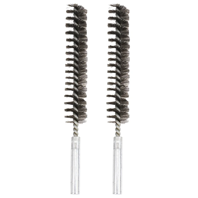 

2X 17Cm Length 20Mm Diameter Stainless Steel Wire Tube Cleaning Brush
