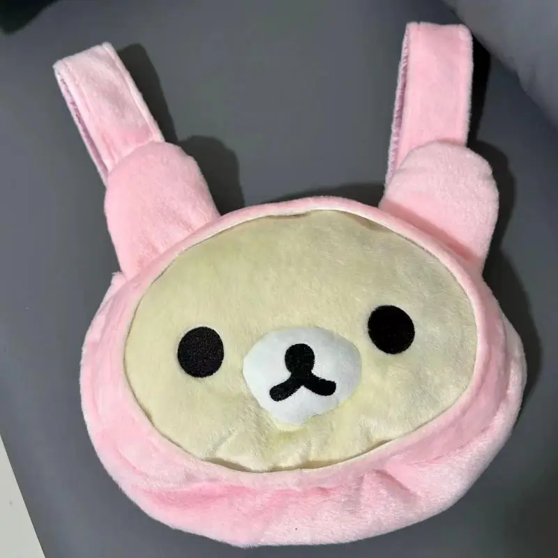Kawaii Rilakkuma милая мультяшная сумка с сердечком для девочек большая вместительная
