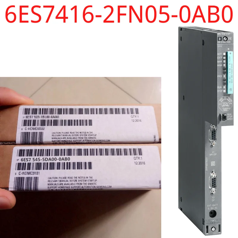 

6ES7416-2FN05-0AB0 Brand New SIMATIC S7-400, CPU 416F-2, Central processing unit with: work memory 5.6 MB