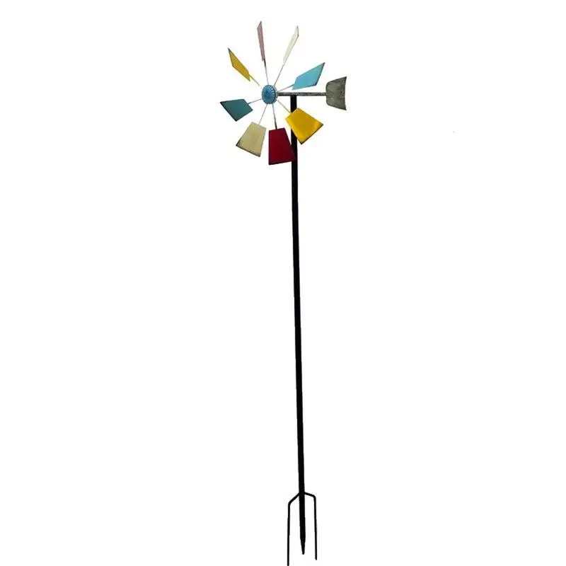 

Kinetic Wind Spinner 360 Swivel Outdoor Wind Sculpture Outdoor Art Colourful Windmill For Yard Patio Outdoor Decoration