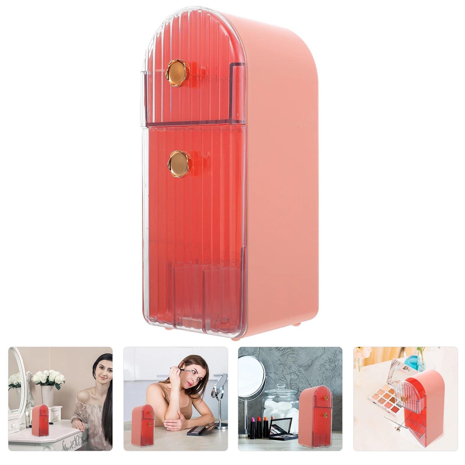 

Storage Box Cosmetics Organizing Rack Makeup Holder Lipstick Case Jewelry Organizer