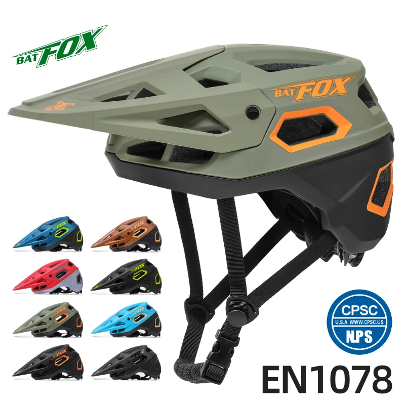 BAT FOX-casco ultraligero para ciclismo de montaña, moldeado integralmente, para hombre y...