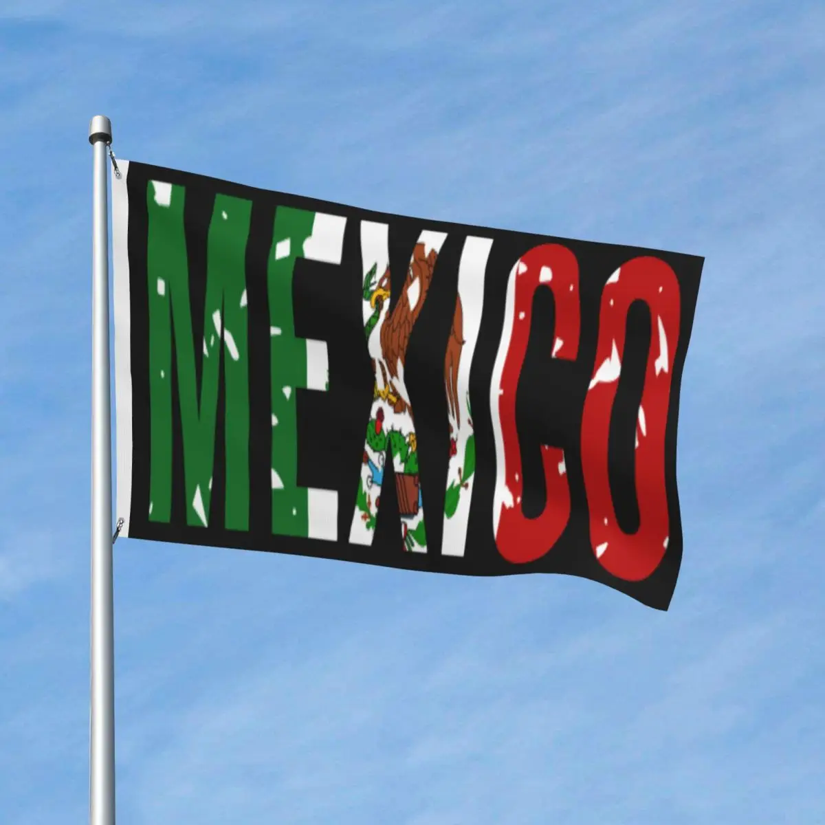 

Мексиканский Флаг Мексики, искусственный полиэфирный материал, легко повесить, устойчивый к выцветанию драпировка, нежный