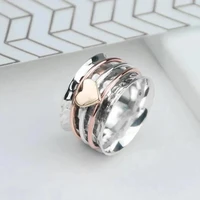 stylish women ring plating accessory retro electroplating ring engagement ring women ring