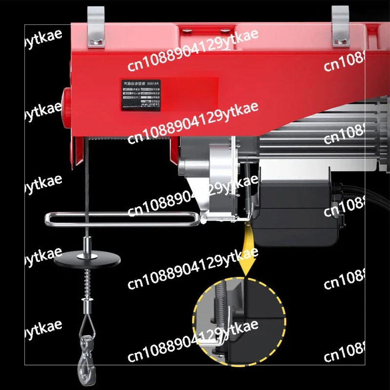 Micro Electric Hoist Household Decoration Duilding Lifting Winch Small Crane Tools