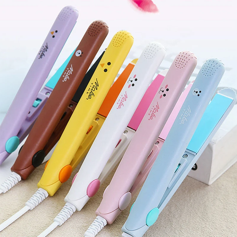 Профессиональный Мини-выпрямитель Для Волос И Бигуди Портативный