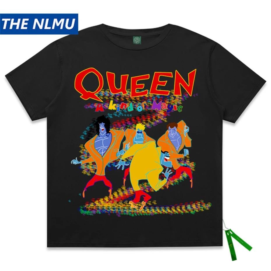 

Creative Printed Rock Tshirt for Men Fashion Streetwear Oversized Hip Hop T-shirts 2022 Original Harajuku Loose Cotton Top Tees
