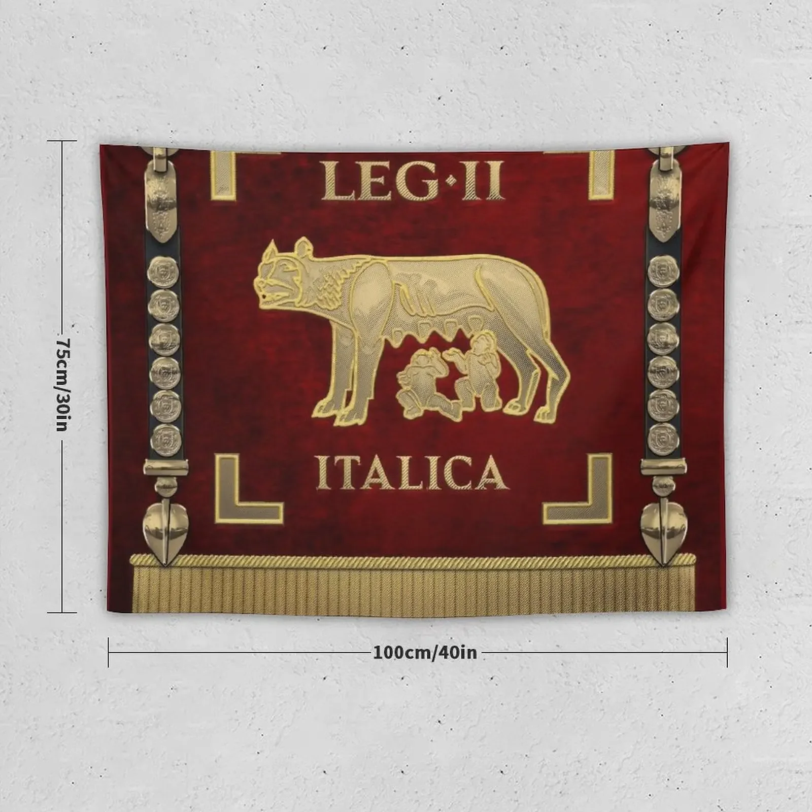 Стандартный итальянский второй Легион-Vexillum Легио II Italica гобелен Декор для
