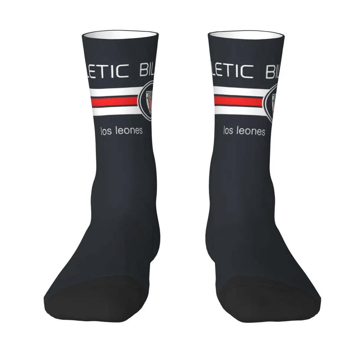 La Liga Athletics Bilbao Away Stockings Носки для пар Высококачественные повседневные носки