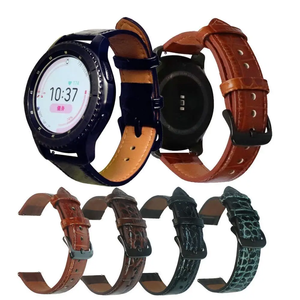 

22mm High Quality Genuine Leather Strap For Garmin Vivoactive 4 Wrist Band Straps For Garmin Venu 2 Venu2 Wristband Correa