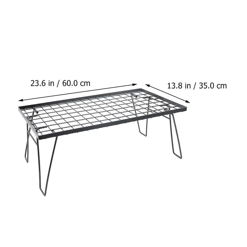 

1Pc Table Rack Grill Stand Picnic Hiking Camping BBQ Outdoor Grill Grate Grill Table