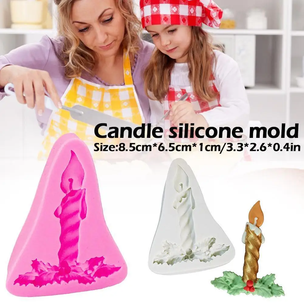 

Silicone Molds DIY Candle Leaf Shape Fondant For 3D Crafts Cake Decoration Tool Chocolate Gumpaste Moulds Resin Clay Tool C1A3
