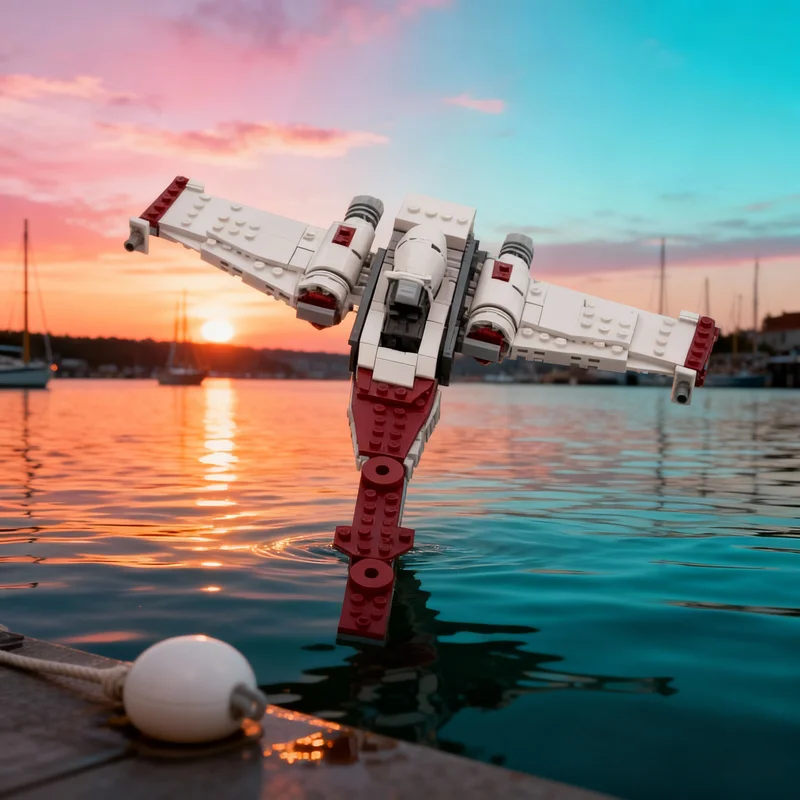 260 деталей MOC Z Headhunter Tantive IV: Альтернативная модель, строительные блоки, архитектурная игрушка, рождественский подарок, развивающая игрушка для детей, конструктор DIY (art.: 3920dc709deea) - 3920dc709deea