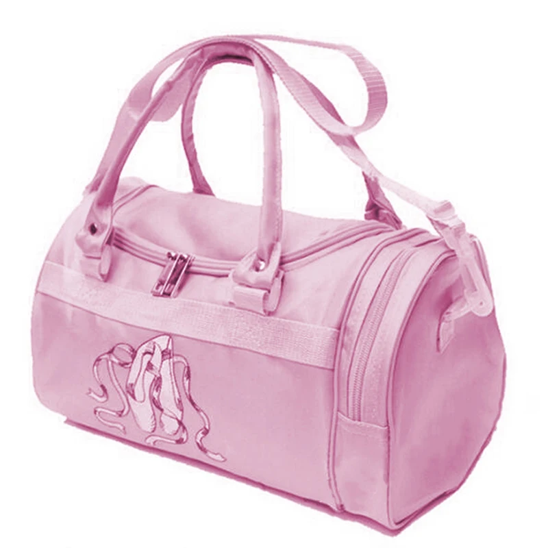 

Children Ballet Dance Handbag Kids Pink Crossbody Bags Large Capacity Sports Yoga Handbags Gymnastics Bag