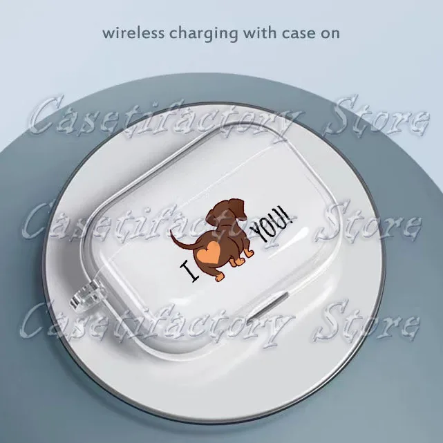 Чехол для Airpods Pro3 2 Airpod Cover Cute Dachshund Airpods 2 4 3rd Pro 3 2025 Забавный мягкий чехол для домашних животных Air Pod в подарок (art.: 3920d2eb233e4) - 3920d2eb233e4