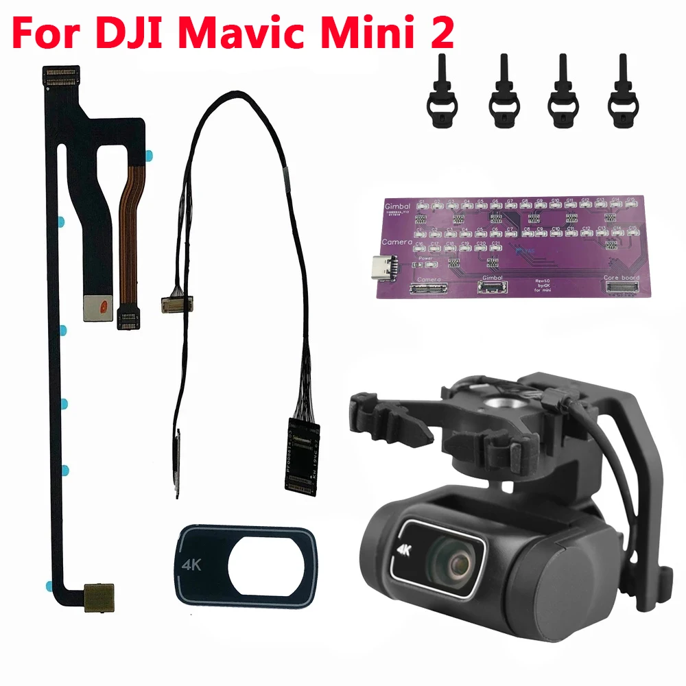 Оригинальный шарнирный 3 в 1 Гибкий плоский кабель для камеры DJI Mavic MINI 2 PTZ