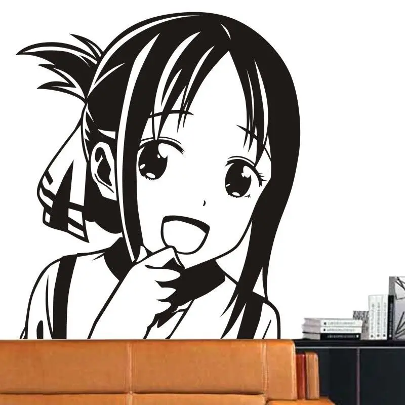 Kaguya-sama Love Is War Наклейка на стену Аниме Shinomiya Kaguya Автомобильная наклейка Виниловая