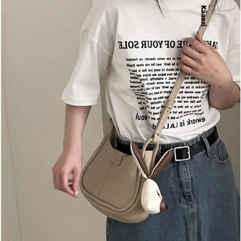 

Women's 2023 New Leather Fashion Casual Handbag Luxury Designer Versatile Shoulder Bucket Bag Crossbody Bag High Quality Work