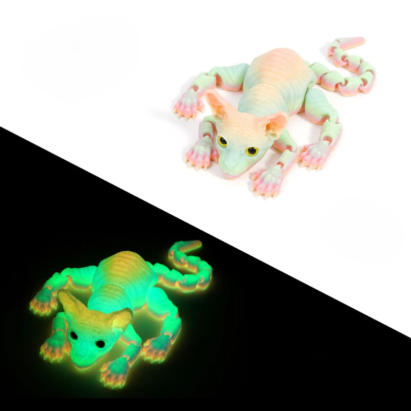 

Пластиковая статуэтка sphynx cat 3D print 22см